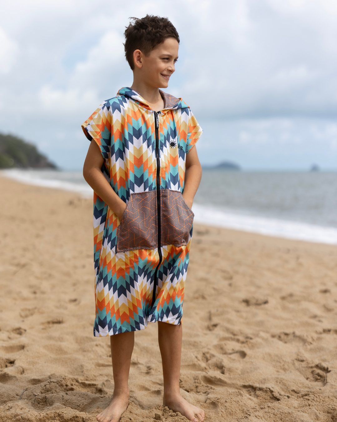 Aztec Adventure - Kids Hooded Towel