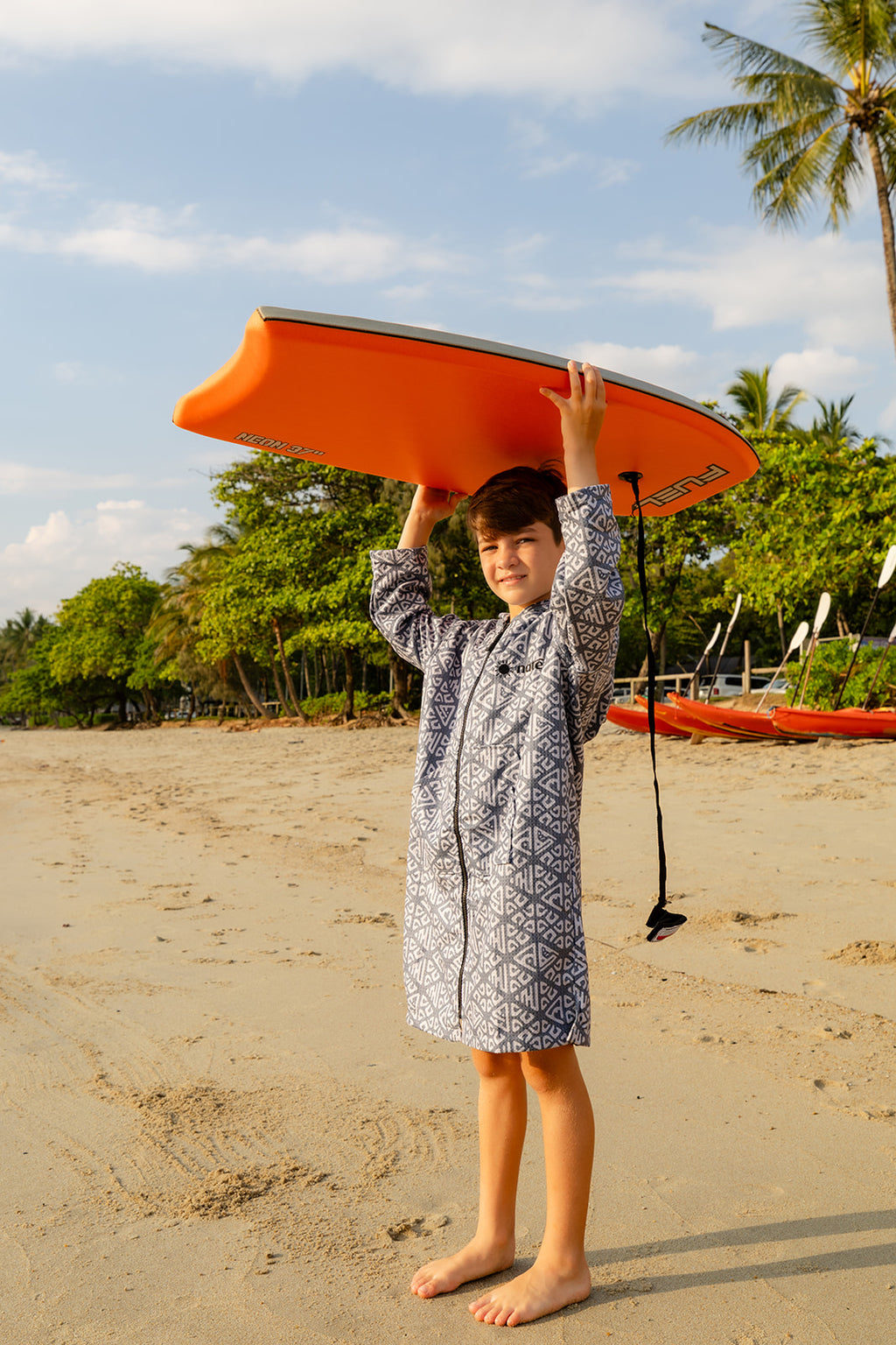 Tiki Trek - Kids Hooded Towel