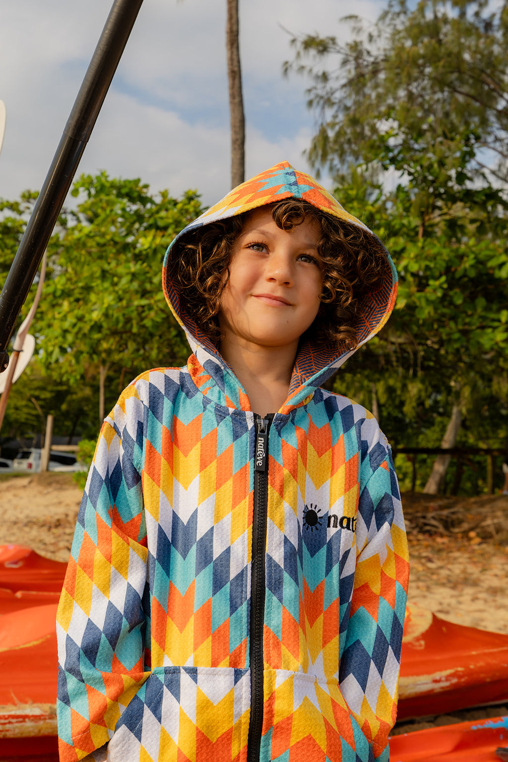 Aztec Adventure - Kids Hooded Towel