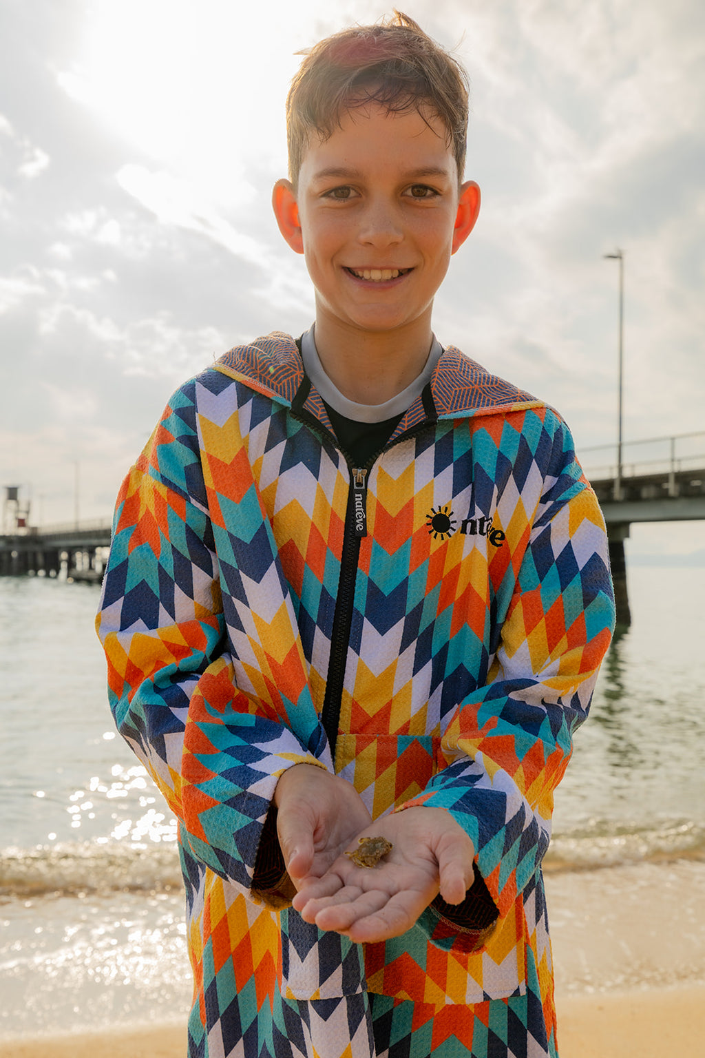 Aztec Adventure - Kids Hooded Towel