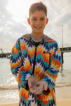 Aztec Adventure - Kids Hooded Towel