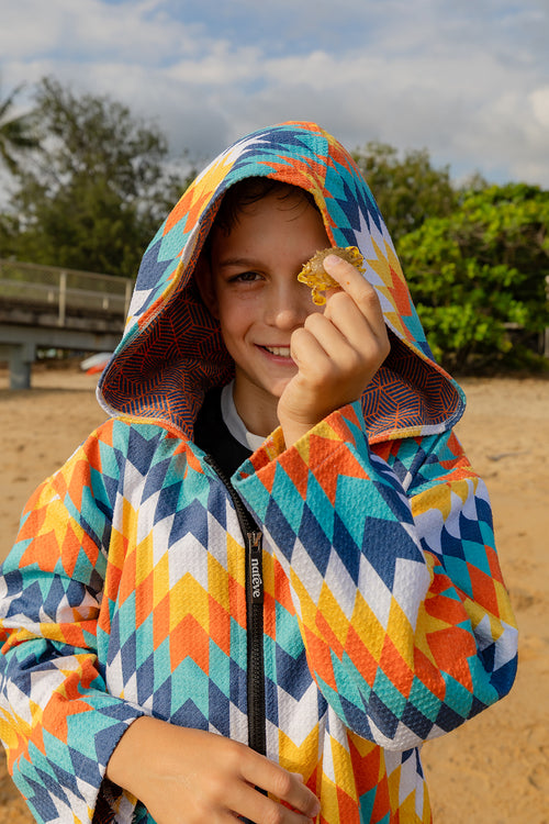 Aztec Adventure - Adults Hooded Towel