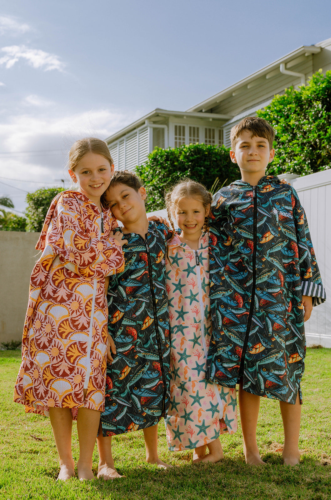 Pre-Order | Sun Scallop - Kids Hooded Towel