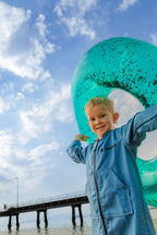 Blue Steel - Kids Hooded Towel