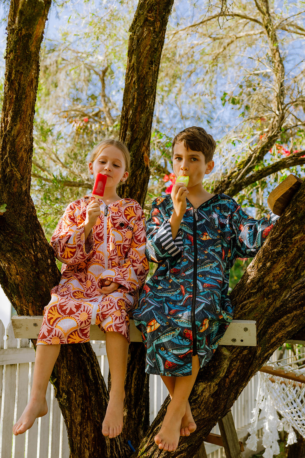 Pre-Order | Sun Scallop - Kids Hooded Towel