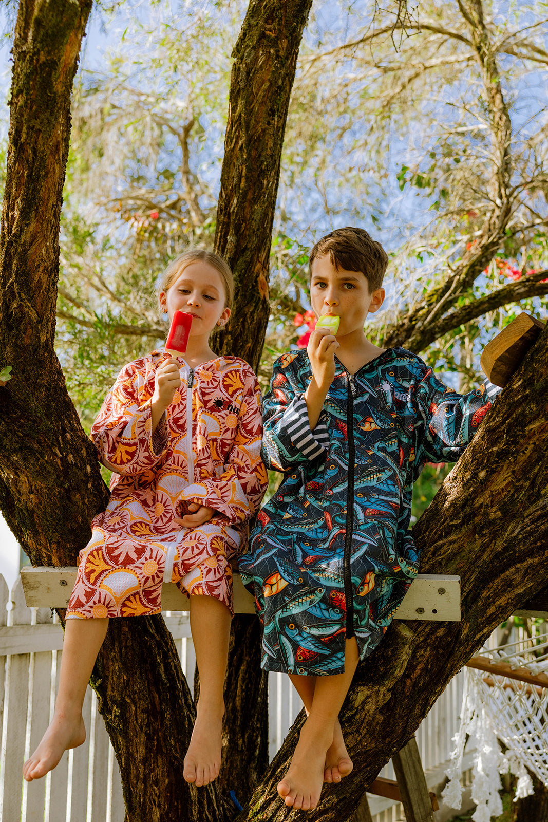 Pre-Order | Sun Scallop - Kids Hooded Towel