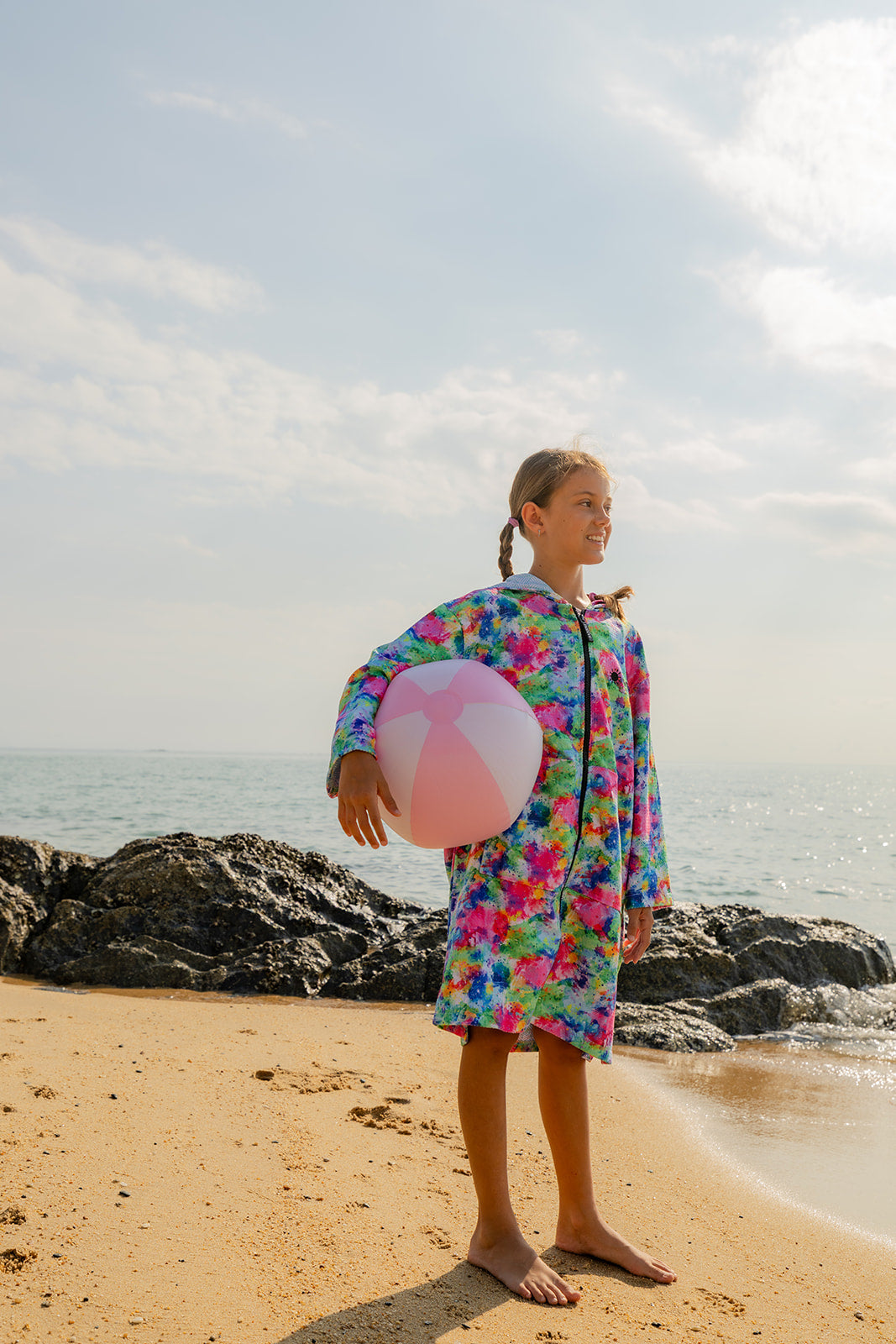 Colour Burst - Kids Hooded Towel