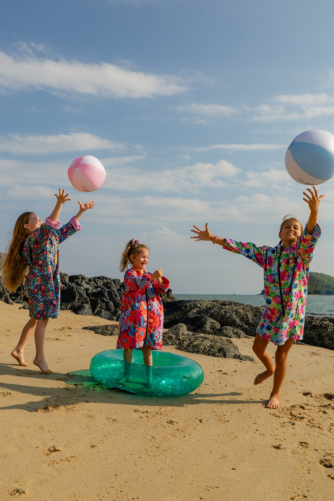 Bloomin Blossom - Kids Hooded Towel