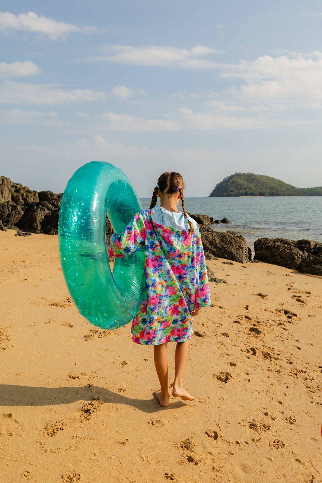 Colour Burst - Kids Hooded Towel