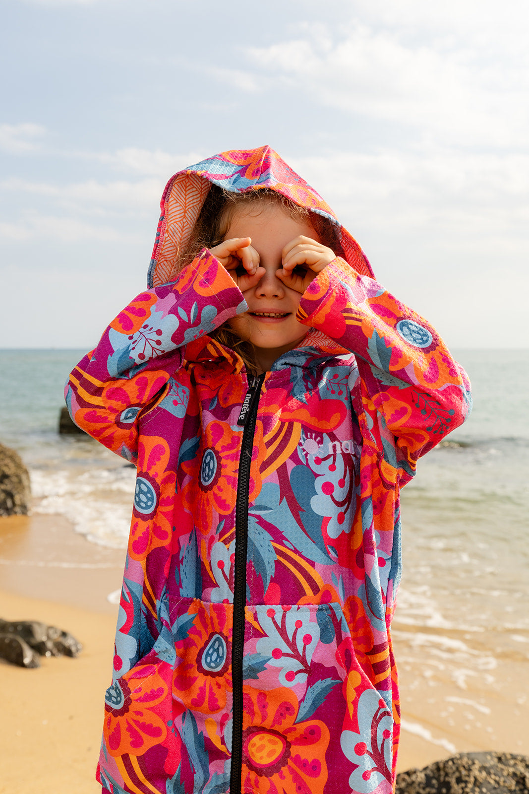 Wildflower - Kids Hooded Towel