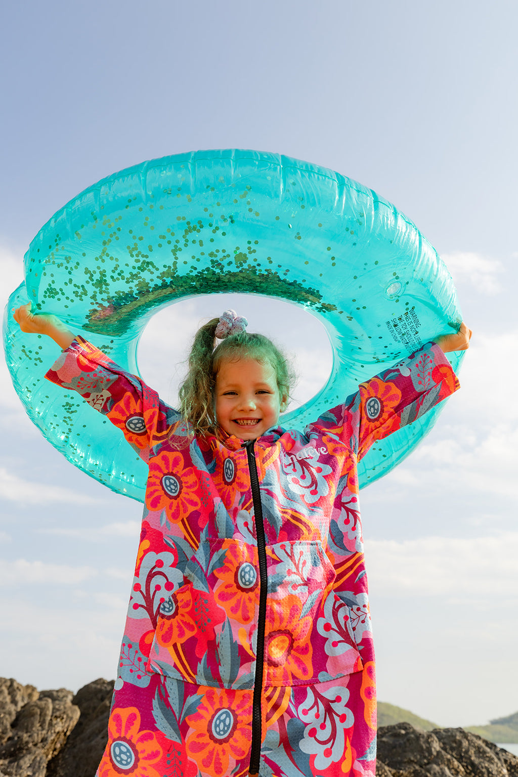 Wildflower - Kids Hooded Towel