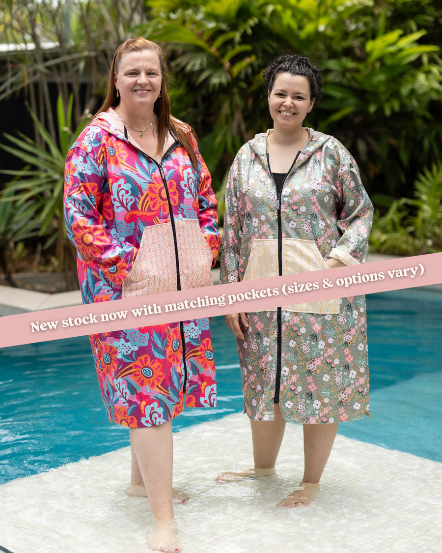 Wildflower - Adults Hooded Towel