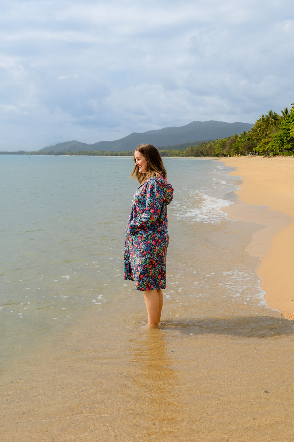 Bloomin Blossom - Adults Hooded Towel