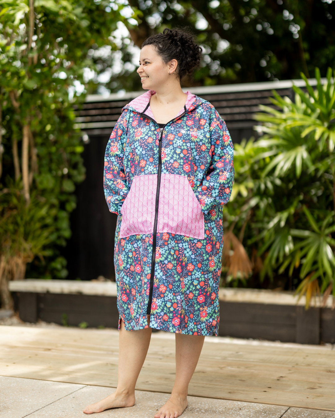 Bloomin Blossom - Adults Hooded Towel