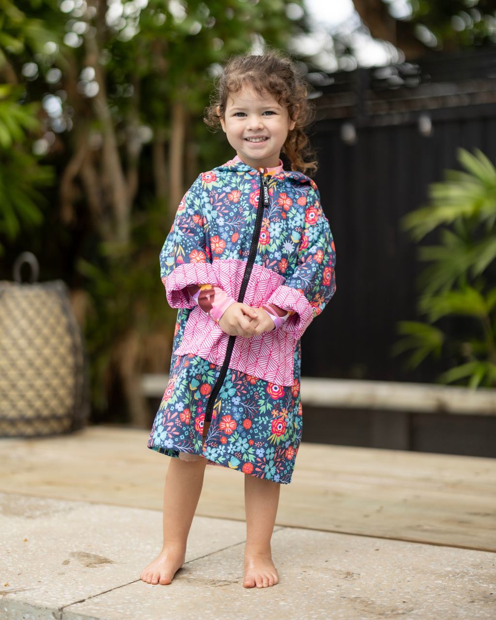 Bloomin Blossom - Kids Hooded Towel