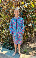 Bloomin Blossom - Kids Hooded Towel