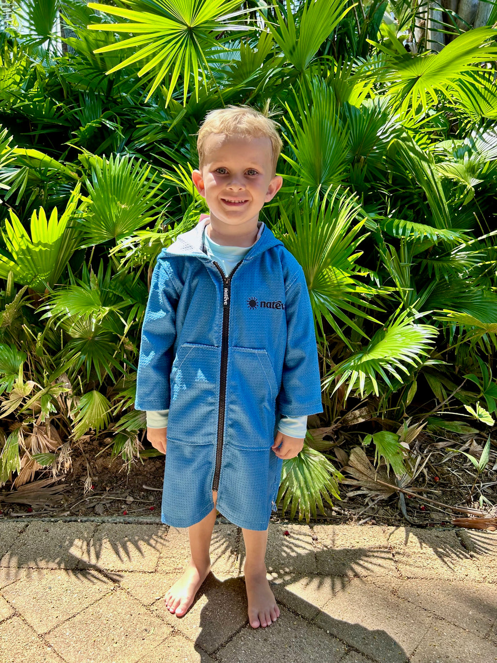 Blue Steel - Kids Hooded Towel