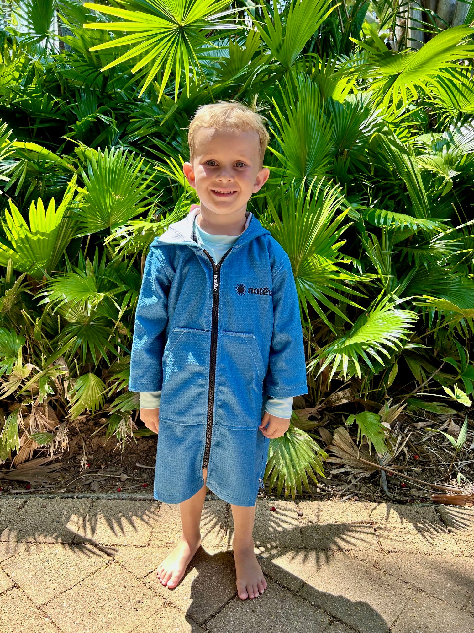 Blue Steel - Kids Hooded Towel