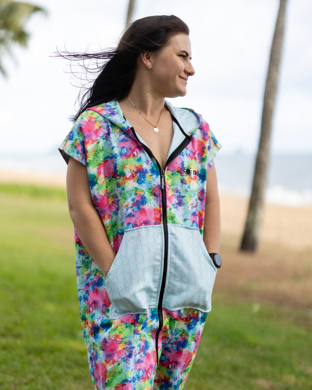 Colour Burst - Kids Hooded Towel