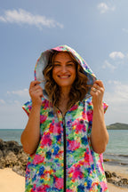 Colour Burst - Adults Hooded Towel