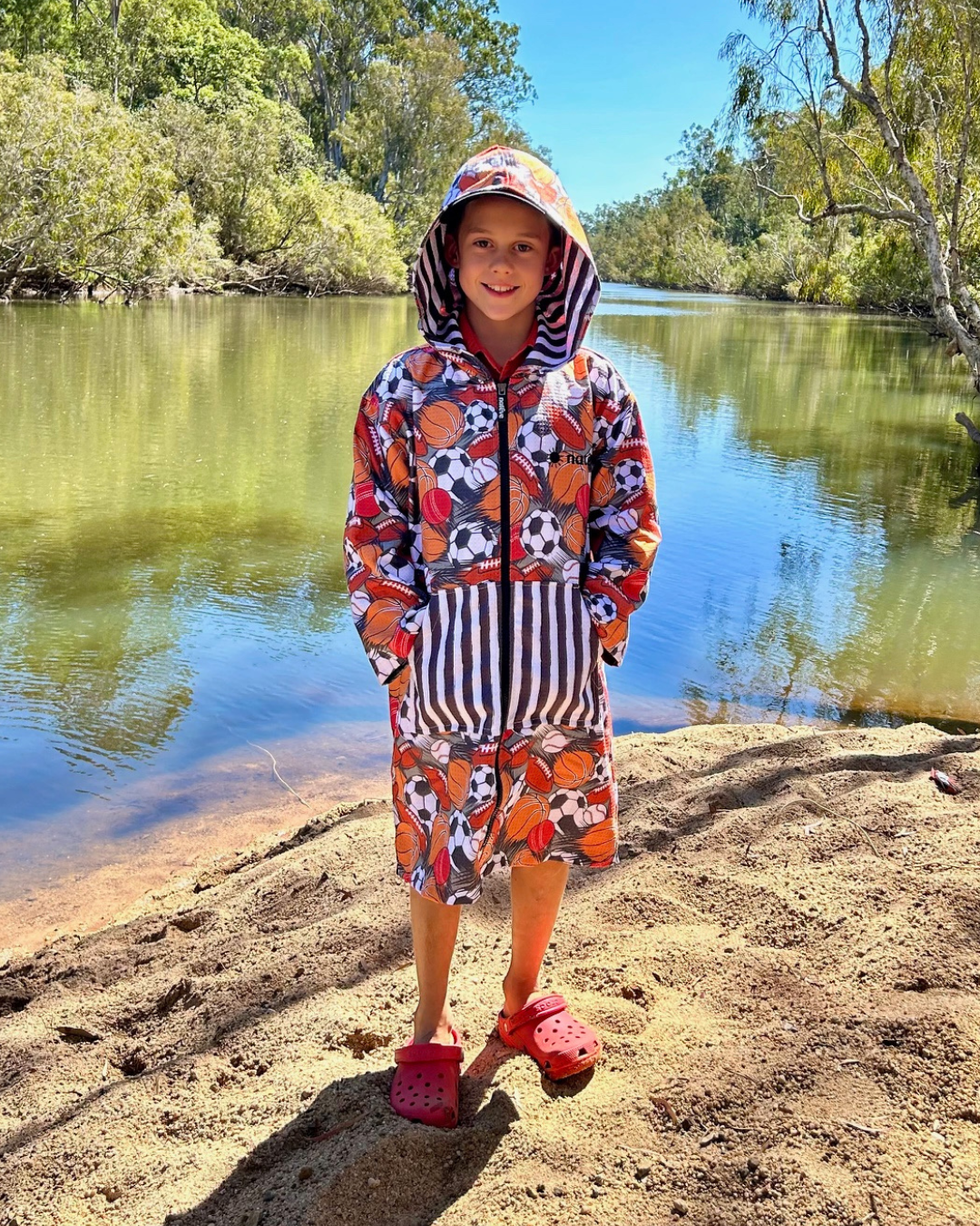 Fireball - Kids Hooded Towel