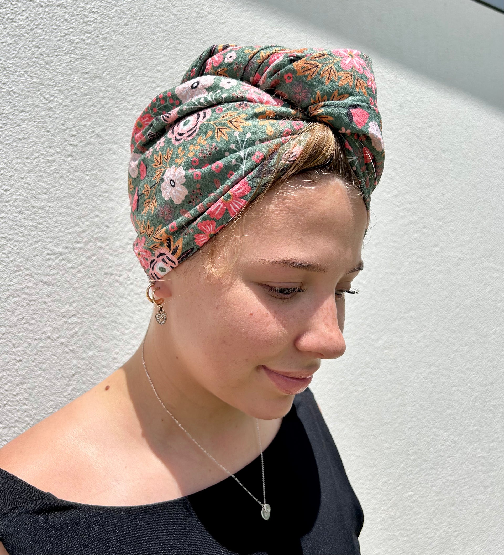 Olive Garden - Hair Wrap | Towel – Nateve Australia