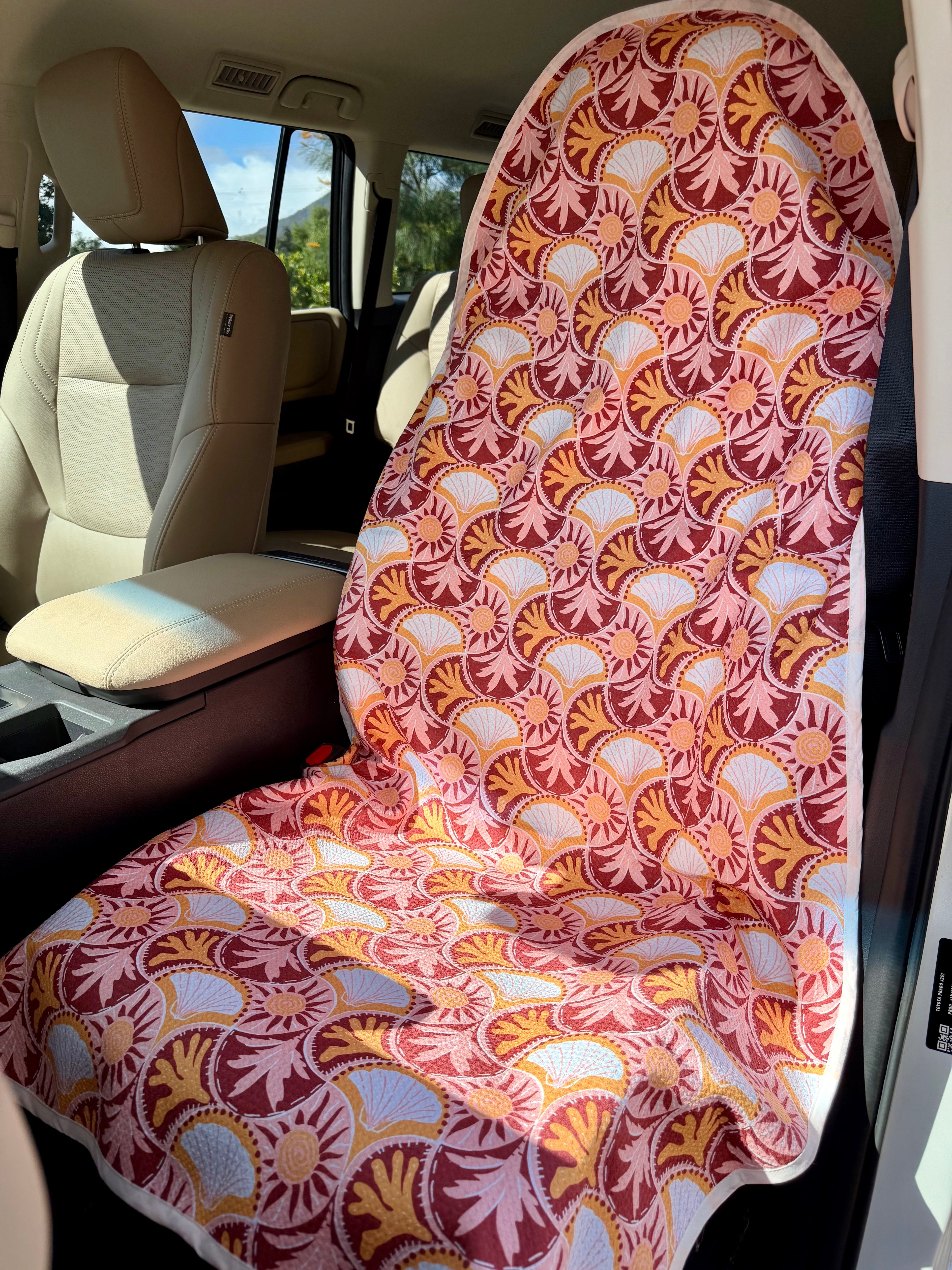 Pre-Order | Sun Scallop - Waterproof Car Seat Cover