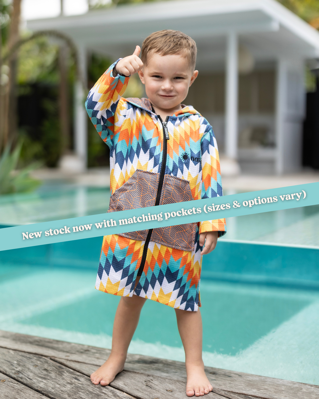 Aztec Adventure - Kids Hooded Towel