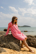 Pink Punch - Adults Hooded Towel