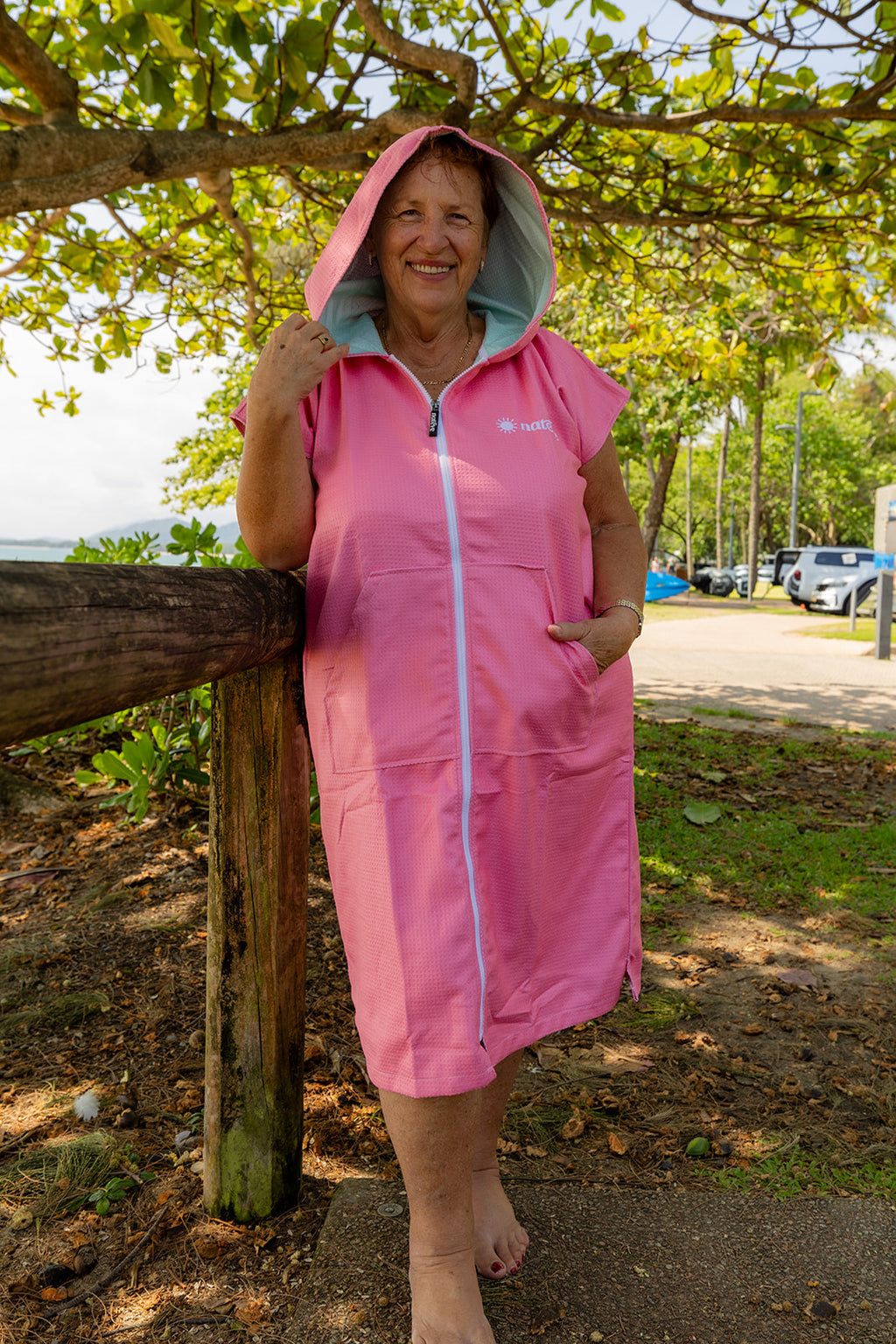 Pink Punch - Adults Hooded Towel