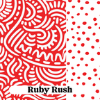 Ruby Rush - Sand Free Beach Mat