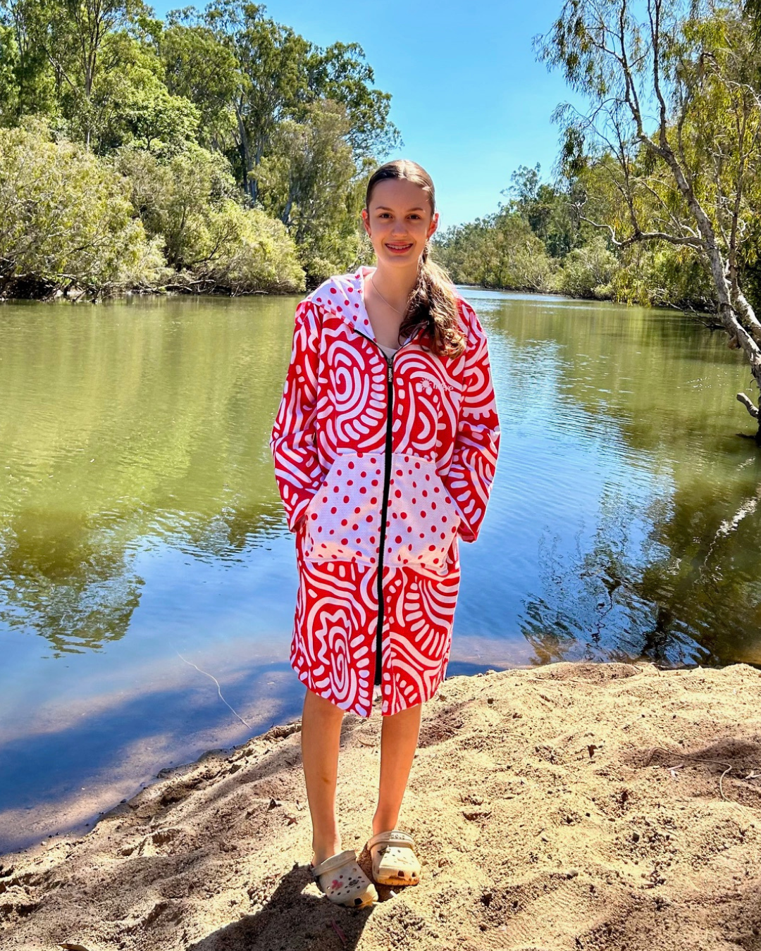 Ruby Rush - Kids Hooded Towel
