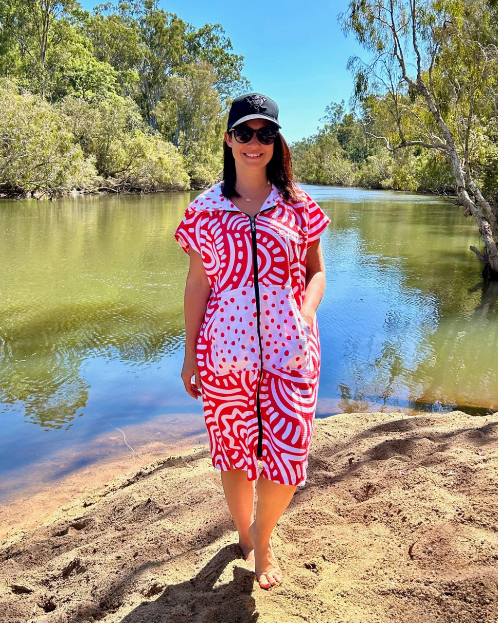 Ruby Rush - Kids Hooded Towel