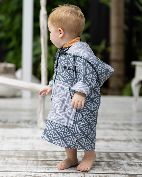 Poncho Towel Tiki Towelling Robe Robe Tiki Poncho Towel TIKI TREK - Main Image