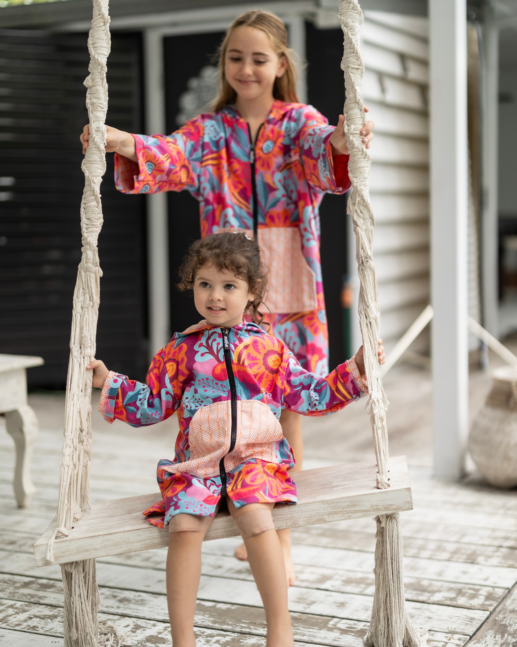 Wildflower - Kids Hooded Towel