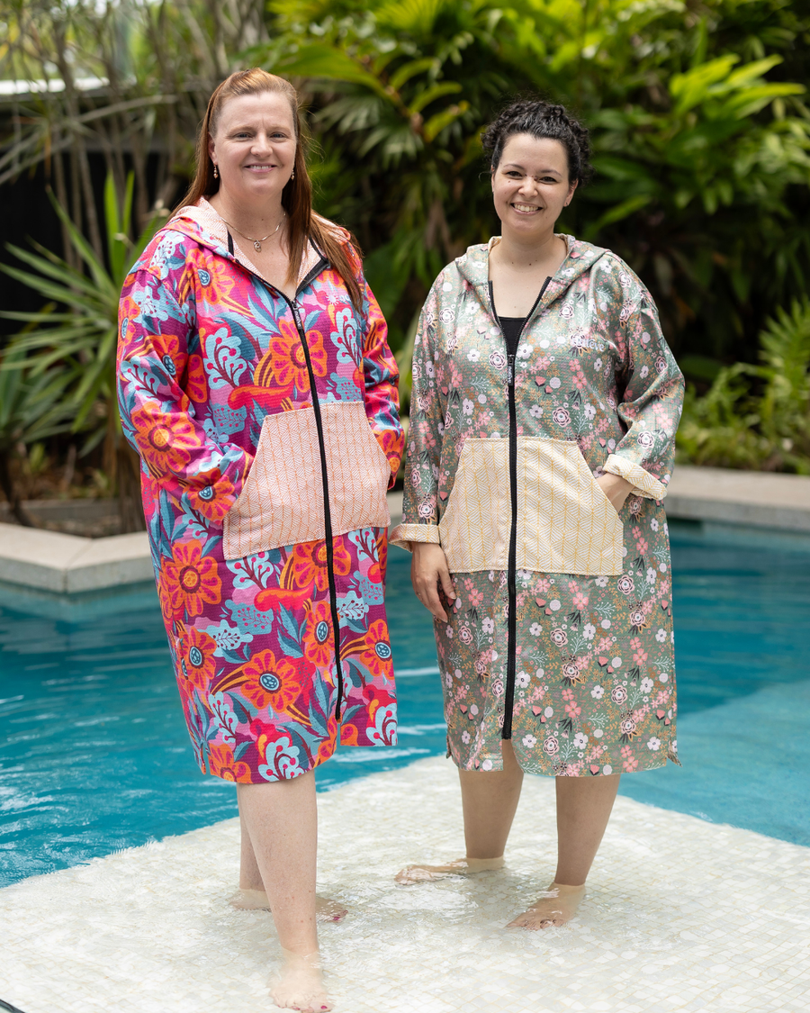 Wildflower - Adults Hooded Towel