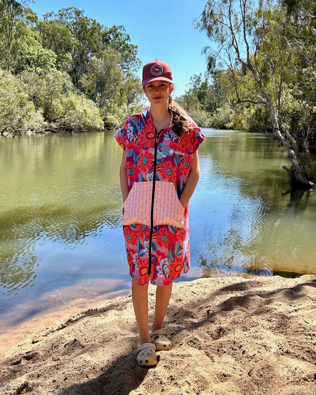 Wildflower - Kids Hooded Towel