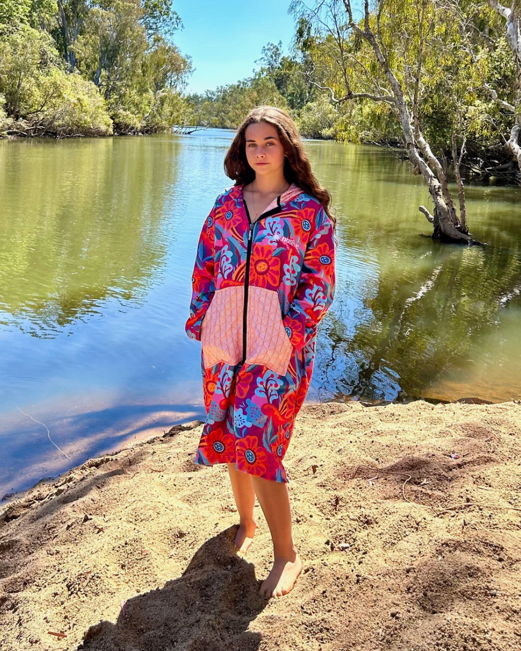 Wildflower - Adults Hooded Towel