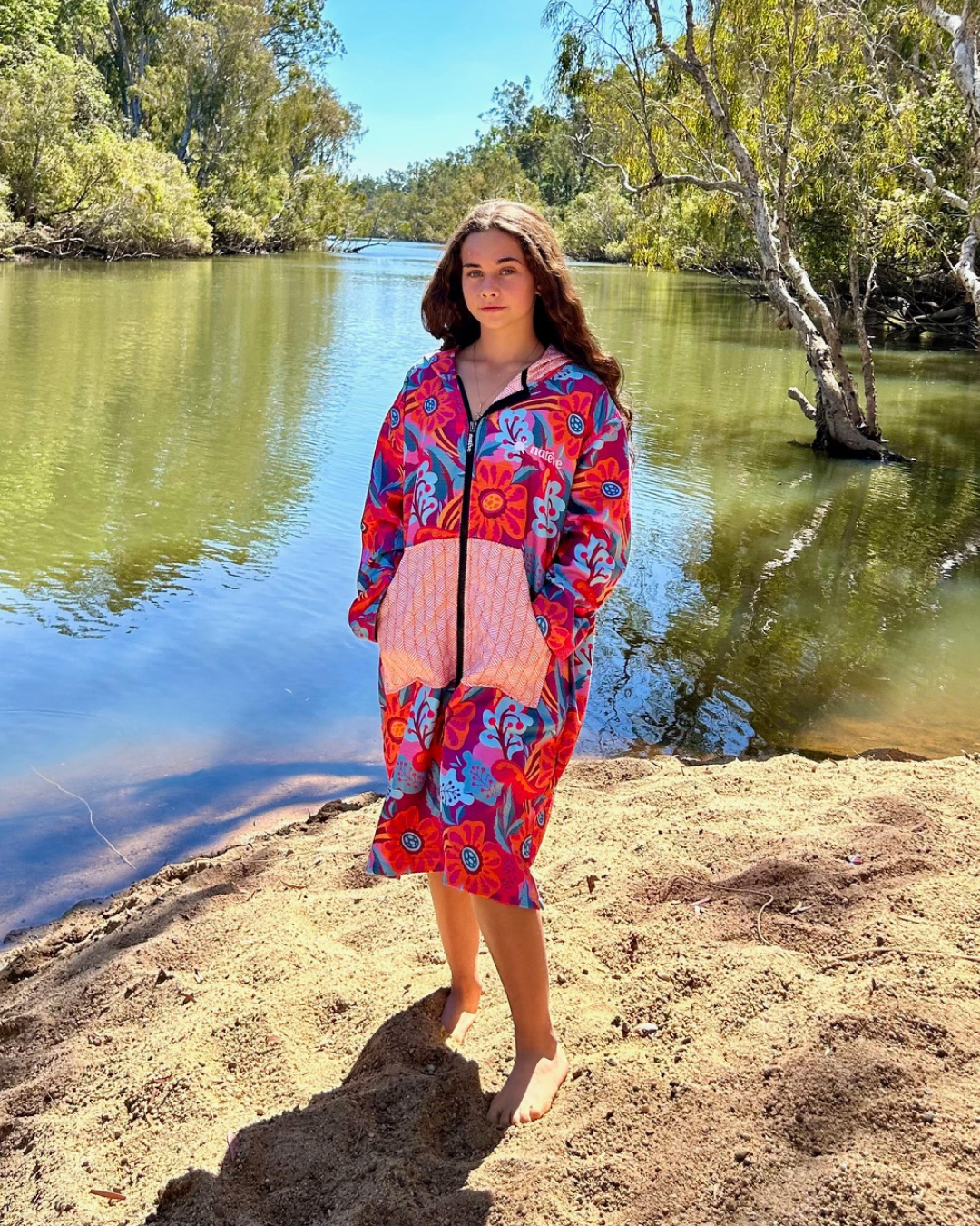 Wildflower - Adults Hooded Towel