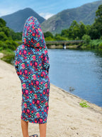 Hooded towel-Bloomin Blossom-girls-towelsuit