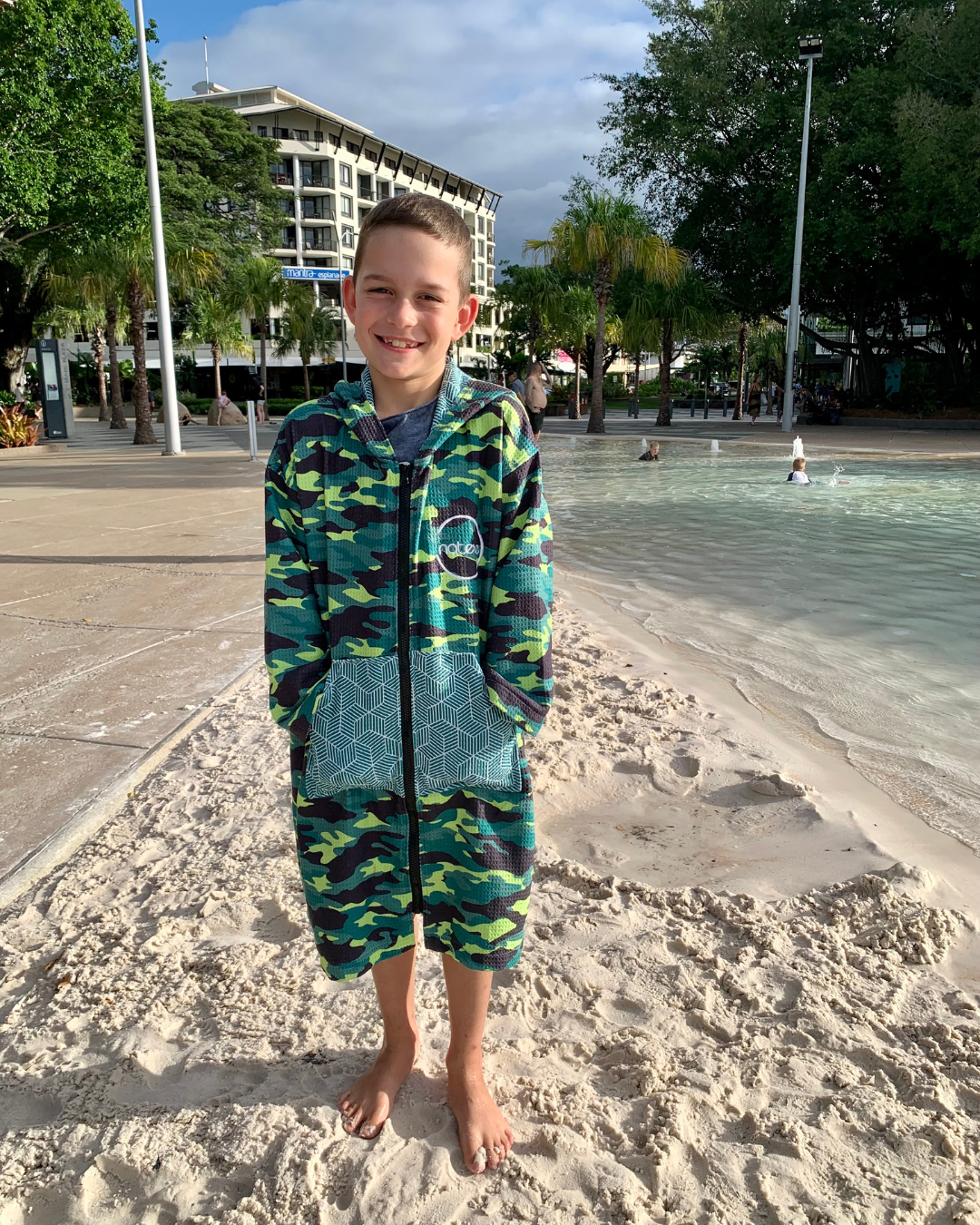 Camo Chaos - Adults Hooded Towel