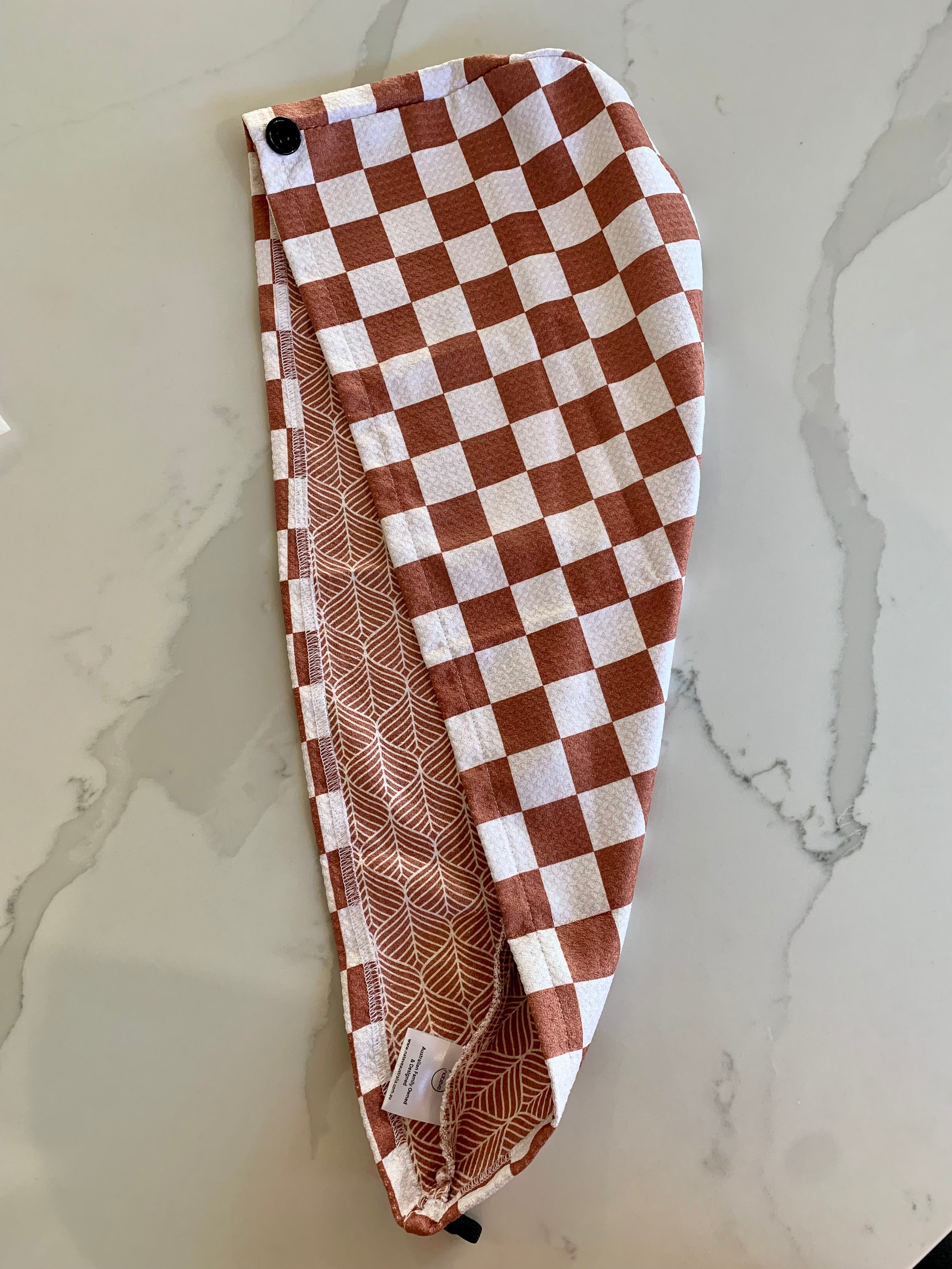 Cheeky Check - Hair Wrap | Towel
