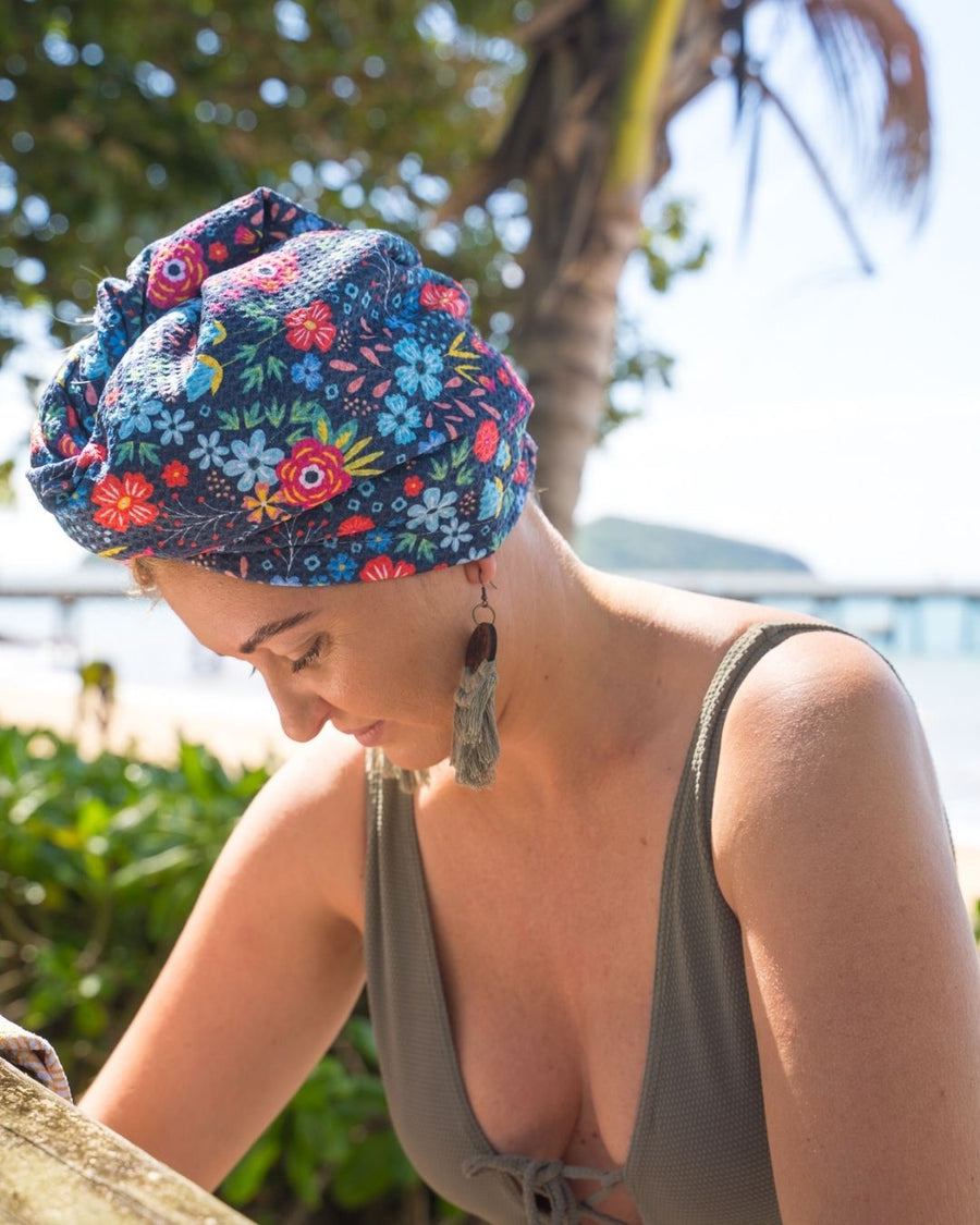 Bloomin Blossom - Hair Wrap | Towel